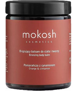 Mokosh Brązujący balsam do ciała i twarzy pomarańcza z cynamonem 180 ml