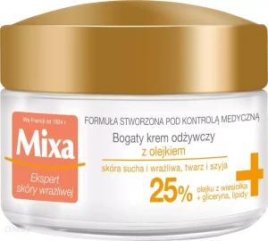Mixa Przeciw Przesuszaniu Odżywczy Krem z Olejkiem z Wiesiołka 50 ml