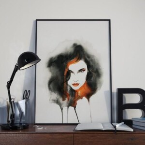 Prezent na rocznicę - Stylowy portret techniką sketch 