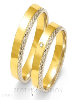 Obrączki ślubne do 3000zł Złoty Skorpion (wzór Au-OE 199)