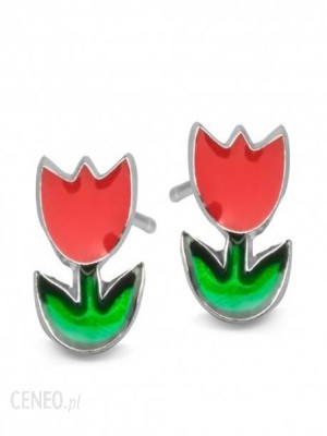 Biżuteria dla dziecka do 500 zł - Kolczyki dla dziecka TULIPANY