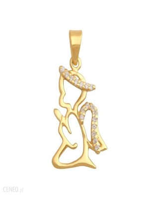 Biżuteria dla dziecka do 500 zł - Kolczyki dla dziecka klucz wiolinowy złoto 585/14k