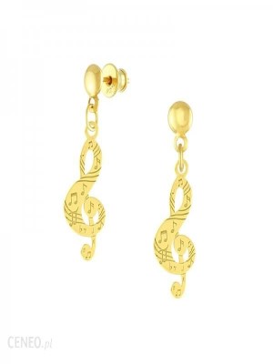 Biżuteria dla dziecka do 500 zł - złoty aniołek/cyrkonie