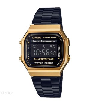 Zegarek męski na bransolecie Casio RETRO A168WEGB-1BEF