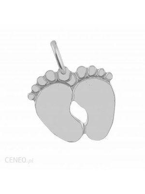 Srebrny naszyjnik do 500zł Silver (925) necklace - little feets - R0216N