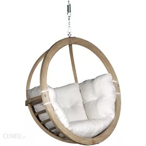 Fotel hamakowy ogrodowy drewniany Koala Ecru Swing Chair Single