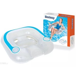 Dmuchany fotel do pływania z oparciem Bestway 43097