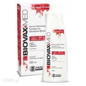 Stymulujący szampon na porost włosów - Biovax Med - Dermo