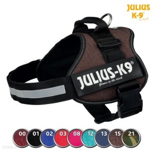 Szelki dla dużego psa - Trixie Julius-K9 2/L–xl 71–96cm/50mm Mokka