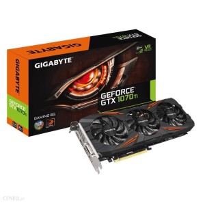 Karta graficzna do gier Gigabyte GeForce GTX 1070 Ti Gaming OC 8GB 