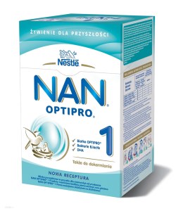 Mleko modyfikowane  Nestle Nan Optipro 1 - Mleko Początkowe Dla Niemowląt Od Urodzenia 800G