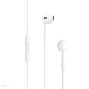Słuchawki douszne, dokanałowe do 50 zł - Apple EarPods Mic