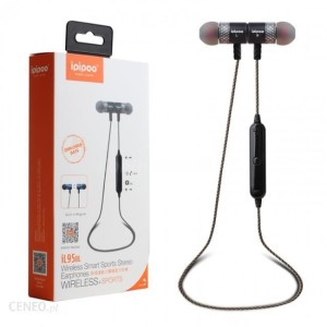 Słuchawki douszne, dokanałowe do 50 zł - IPIPOO II95BI Black Sport Bluetooth