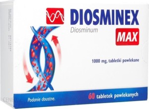 Preparat na żylaki Diosminex Max (60 tabletek)