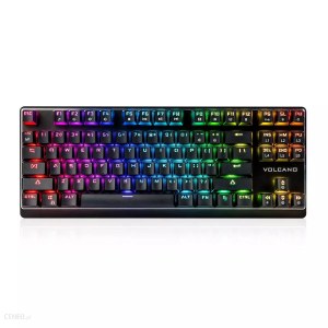 Klawiatura mechaniczna do 200 zł - Modecom Volcano Lanparty RGB Putemu Blue (KMCLANPARTYURGB)
