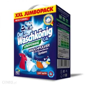 Waschkonig - uniwersalny niemiecki proszek do prania 7,5 kg