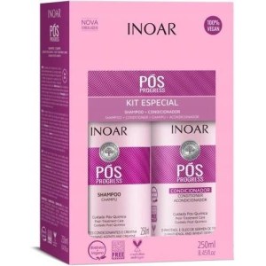 Inoar Pos Progress, szampon i odżywka 2 x 250 ml