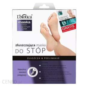 Złuszczająca maska do stóp - nasączone skarpetki L'Biotica