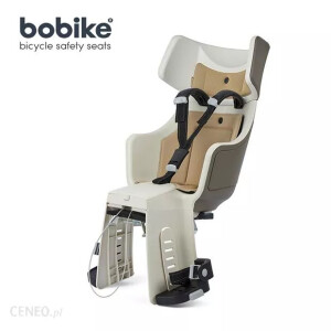 Fotelik Rowerowy Na Tył - Bobike Maxi Tour - Safari Chic 