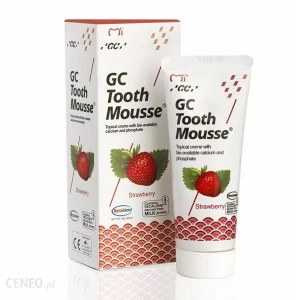 Płynne szkliwo bez fluoru Tooth Mousse Truskawka 35 ml 