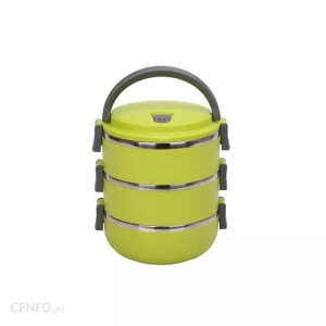 Pojemnik obiadowy 3-warstwowy - Tadar CIBO 2100 ml zielony