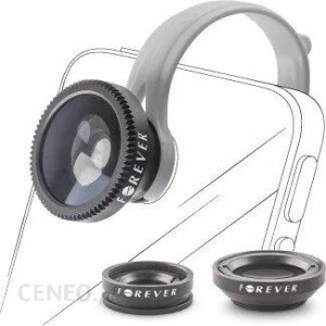 Obiektyw do smartphona - Zestaw soczewek FOREVER 3-w-1 SL-110 