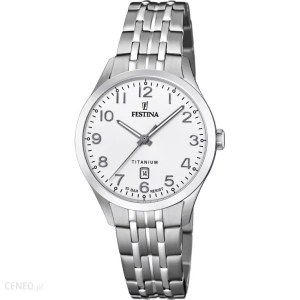 Zegarek tytanowy damski Festina F20468/1 Classic Titanium Date 20468 1 