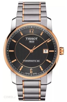 Zegarek na bransolecie Tissot Titanium Automatic T0874075506700