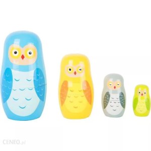 Figurki zwierząt dla dzieci - matryoshka sowy Small Foot (zabawka dla dzieci)