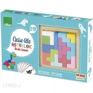 Łamigłówki (klocki) drewniane dla dzieci VILAC ASTUBLOK 
