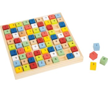Drewniana Gra Sudoku dla dzieci SMALL FOOT - łamigłówka
