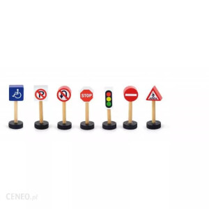 Figurki dla dzieci - znaki drogowe Viga