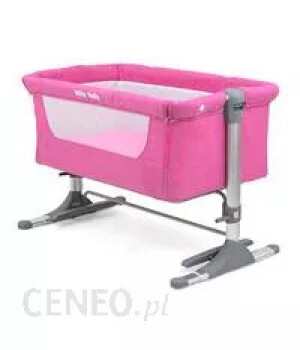 Łóżeczko turystyczne dla dzieci - dostawne Side by Side Pink Milly Mally 