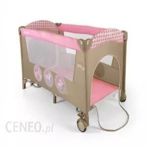 Łóżeczko turystyczne dla dzieci - Mirage Pink Toys Milly Mally 