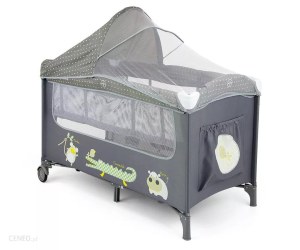 Łóżeczko turystyczne dla dzieci - Mirage Gray Milly Mally