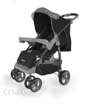Wózek dla dzieci Milly Mally VIP Black – Gray (czarno-szary)