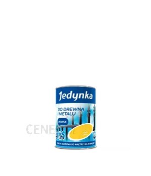 Farba Jedynka do drewna i metalu na zewnątrz Połysk KOŚĆ SŁONIOWA