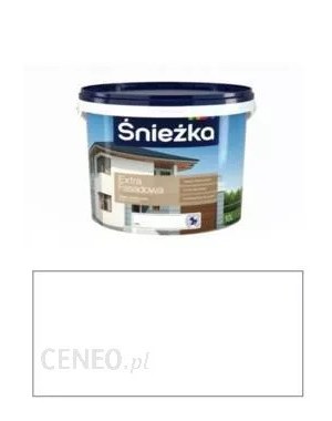 Farba do drewna na zewnątrz fasadowa Śnieżka Extra kolor śnieżnobiała