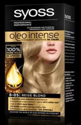 Farba do włosów Syoss Oleo Intense 8-05 Beżowy blond