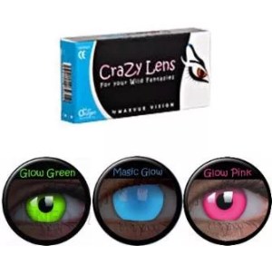 Soczewki kontaktowe kolorowe Crazy Lens ColourVUE Uv Glow