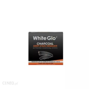Wybielające paski do zębów z węglem White Glo Activated Charcoal Strips