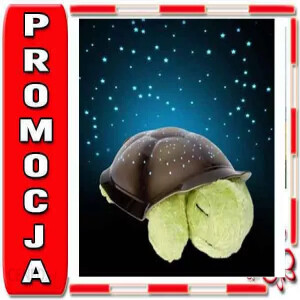 Projektor dla dzieci Projektor żółw z muzyką
