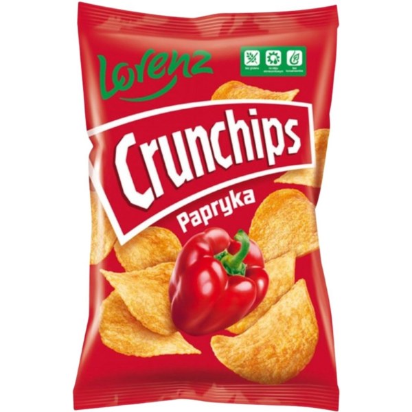 Crunchips Chipsy paprykowe 130 g