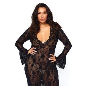 Sukienka erotyczna Leg Avenue (czarna)