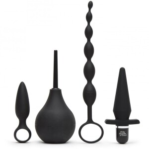Zestaw korków analnych Fifty Shades of Grey - Pleasure Overload Starter Anal Kit