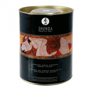 Jadalny puder do ciała Shunga Sensual Body Powder (malina)