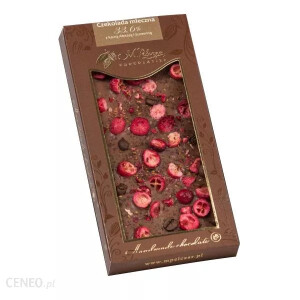Czekolada Z Kawą Abessą I Żurawiną M Pelczar Chocolatier - Mleczna 85G