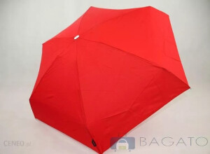Parasolka z etui Samsonite Alu Drop 87cm średnicy - czerwona