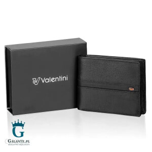 Portfel męski Valentini Amber 158-901 z bursztynem