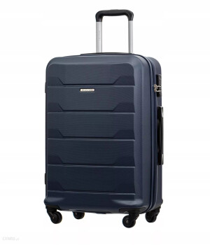 Twarda Walizka Kabinowa Średnia Puccini Twarda Granat ABS012B 7A